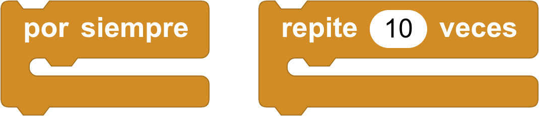 Bloques por siempre y repetir