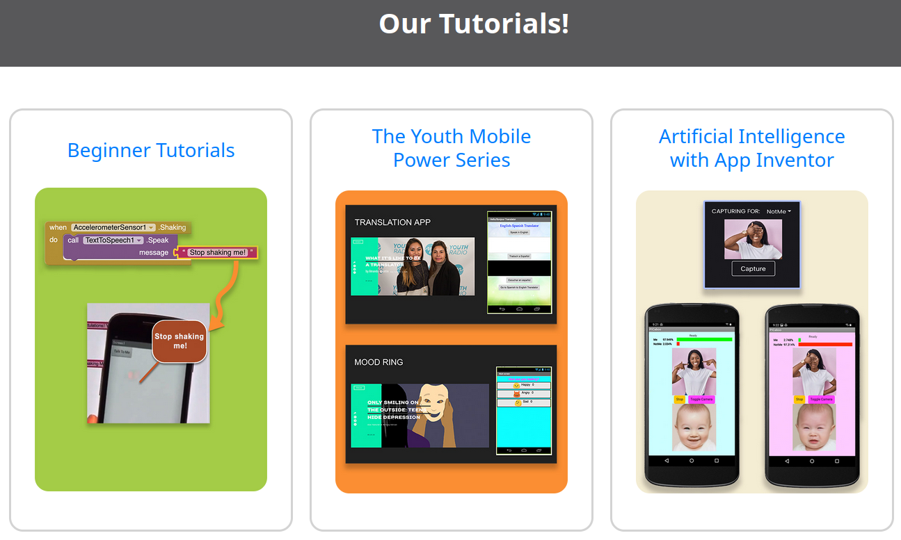 Tutoriales de App Inventor