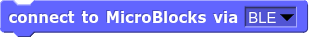 Connectar a MicroBlocks BLE