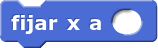Bloque asigna el valor _ a x