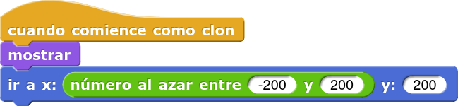 Posicionar el asteroide al azar