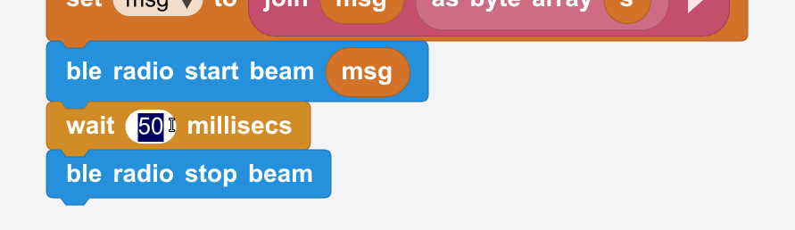 Adjust BLE sending
