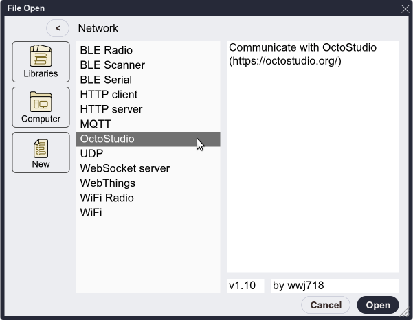 OctoStudio Library