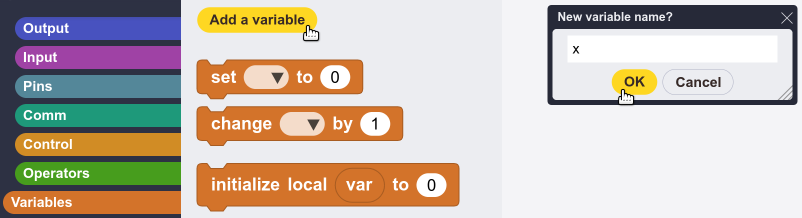 Variables category