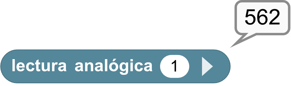 Bloque lectura analógica