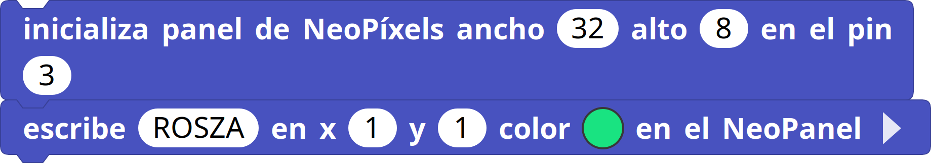 Inicialización 32x8