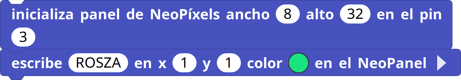 Inicialización 8x32