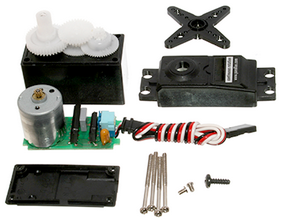 Partes del servomotor