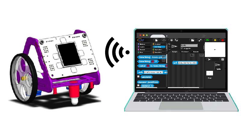Control remoto del robot Fantàstic con Snap!