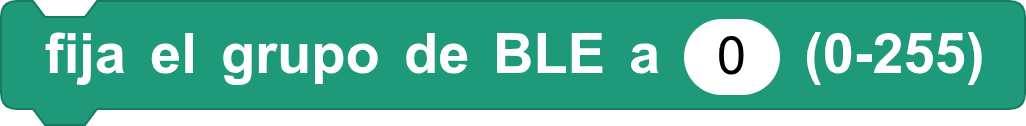 BLE Radio grupos