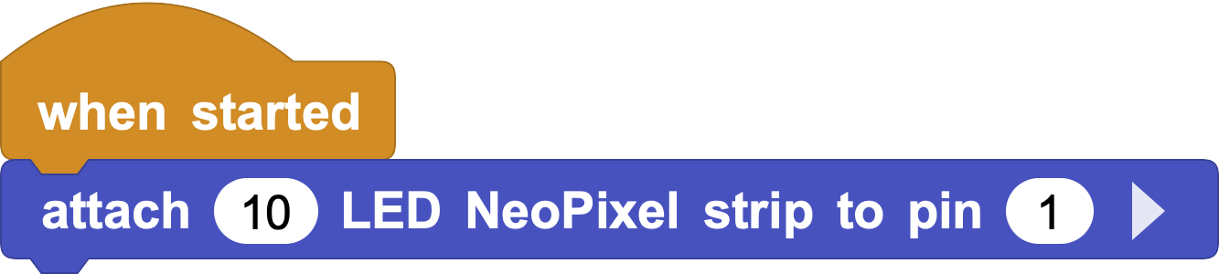 Initialize the NeoPixel strip