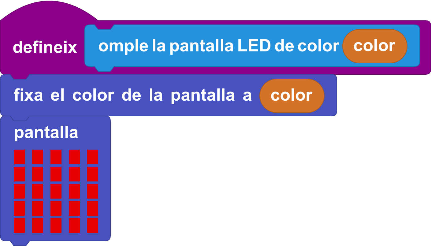 Omple pantalla LED