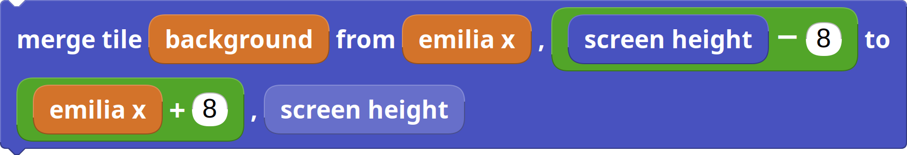 a block to erase Emilia