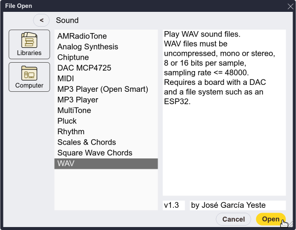 WAV Library